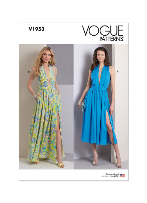 Vogue sewing pattern 1953 Misses' Dress In Two Lengths from Jaycotts Sewing Supplies