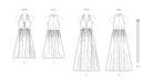 Vogue sewing pattern 1953 Misses' Dress In Two Lengths from Jaycotts Sewing Supplies