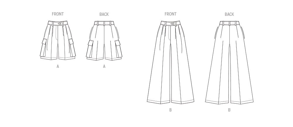 Vogue sewing pattern 1958 Misses' Shorts and Pants from Jaycotts Sewing Supplies