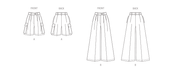 Vogue sewing pattern 1958 Misses' Shorts and Pants from Jaycotts Sewing Supplies