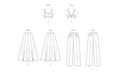 Vogue sewing pattern 1961 Misses' Top, Skirt and Pants from Jaycotts Sewing Supplies