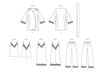 Vogue sewing pattern 1962 Robe, Camisole, Slip Dress and Pants from Jaycotts Sewing Supplies