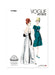 Vogue Sewing Pattern 1965 Misses' One Piece Evening Dress from Jaycotts Sewing Supplies
