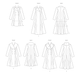 Vogue Sewing Pattern 1971 Misses' Coat in Five Lengths from Jaycotts Sewing Supplies