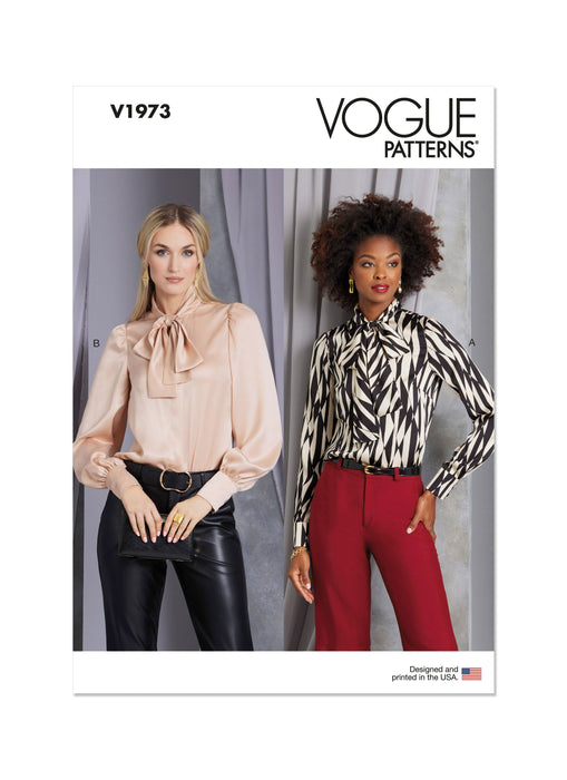 Vogue Sewing Pattern 1973 Misses' Blouse from Jaycotts Sewing Supplies
