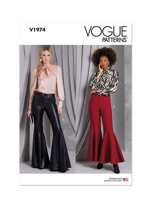 Vogue Sewing Pattern 1974 Misses' Pants from Jaycotts Sewing Supplies