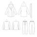 Vogue Sewing Pattern 1975 Dressing Gown and Loungewear from Jaycotts Sewing Supplies