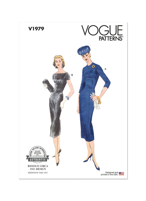 Vogue Sewing Pattern 1979 Misses' Dresses from Jaycotts Sewing Supplies