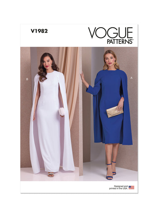 Vogue Sewing Pattern 1982 Misses' Dresses from Jaycotts Sewing Supplies