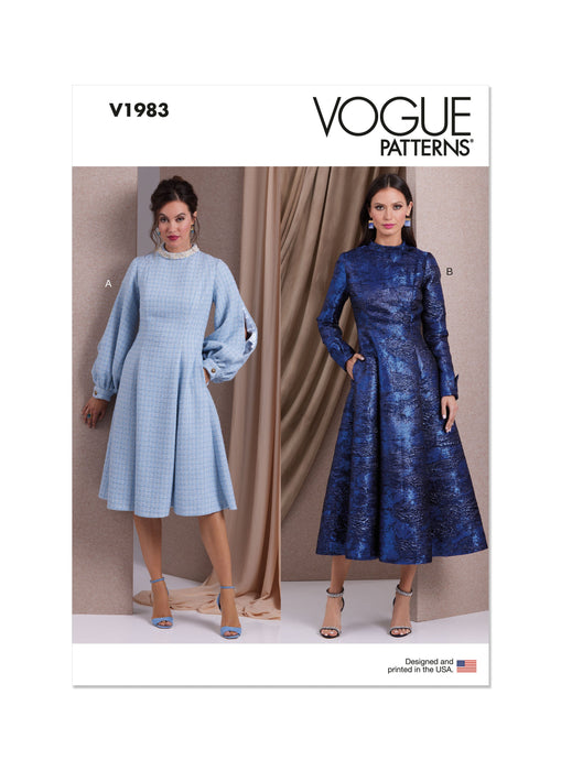 Vogue Sewing Pattern 1983 Misses' Dresses from Jaycotts Sewing Supplies