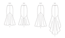 Vogue Sewing Pattern 1986 Misses' Skirts from Jaycotts Sewing Supplies