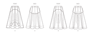 Vogue Sewing Pattern 1987 Misses' Skirt and Culottes from Jaycotts Sewing Supplies