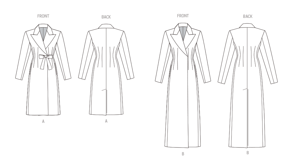 Vogue Sewing Pattern 1990 Misses' Coats from Jaycotts Sewing Supplies