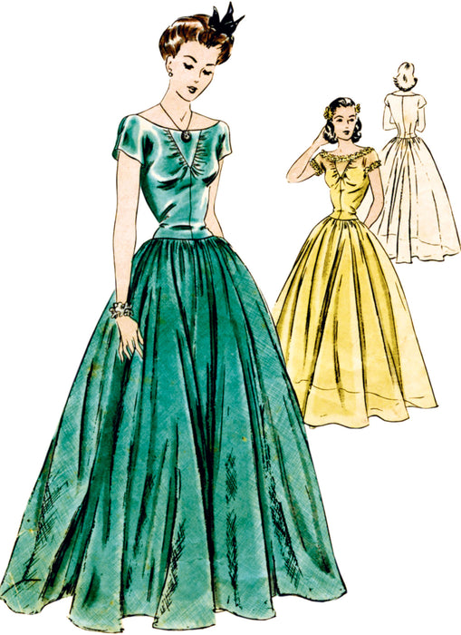 Vogue Sewing Pattern 2001 Vintage 1940's Dress from Jaycotts Sewing Supplies