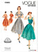 Vogue Sewing Pattern 2002 Vintage 1950's Dress and Capelet from Jaycotts Sewing Supplies