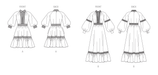 Vogue Sewing Pattern 2004 Misses' Dress in Two Lengths from Jaycotts Sewing Supplies