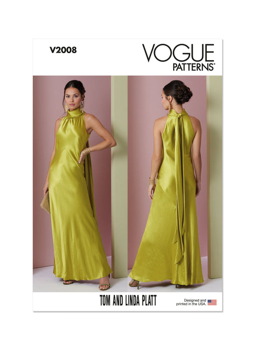 Vogue Sewing Pattern 2008 Misses' Dress by Tom & Linda Platt Inc from Jaycotts Sewing Supplies