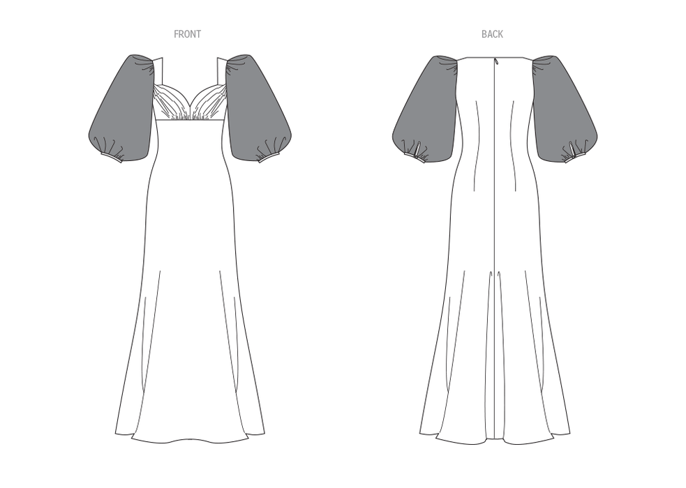 Vogue Sewing Pattern 2009 Misses' Dress by Badgley Mischka from Jaycotts Sewing Supplies