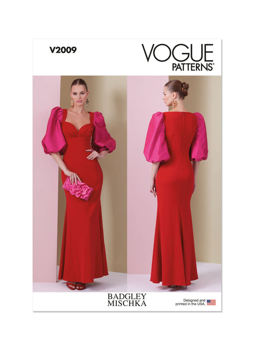 Vogue Sewing Pattern 2009 Misses' Dress by Badgley Mischka from Jaycotts Sewing Supplies