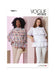 Vogue Sewing Pattern 2011 Baby Doll Tops from Jaycotts Sewing Supplies