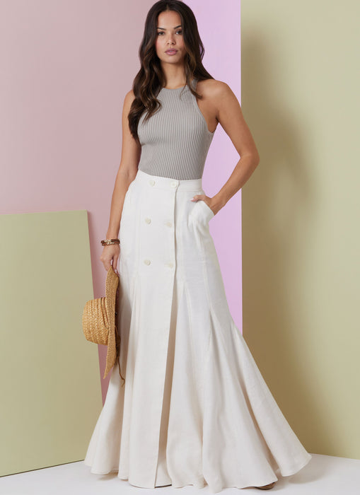 Vogue Sewing Pattern 2013 Misses' Skirt in Two Lengths from Jaycotts Sewing Supplies
