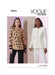 Vogue Sewing Pattern 2015 Misses' Jackets from Jaycotts Sewing Supplies