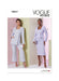 Vogue Sewing Pattern 2017 Skirt Suit / Trouser Suit Pattern from Jaycotts Sewing Supplies