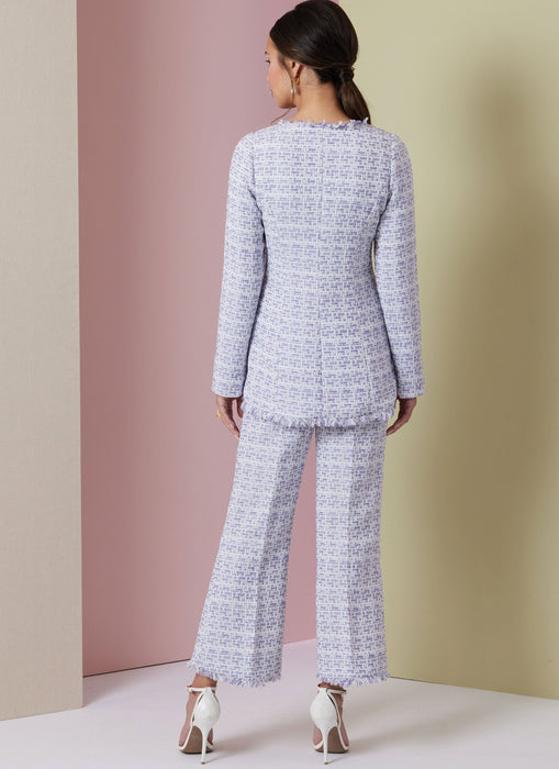 Vogue Sewing Pattern 2017 Skirt Suit / Trouser Suit Pattern from Jaycotts Sewing Supplies