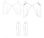 Vogue Sewing Pattern 2021 Misses' One Shoulder Dress and Pants from Jaycotts Sewing Supplies