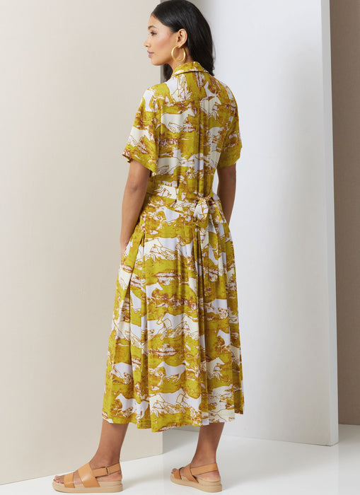 Vogue sewing pattern 2024 Dress by Rachel Comey from Jaycotts Sewing Supplies