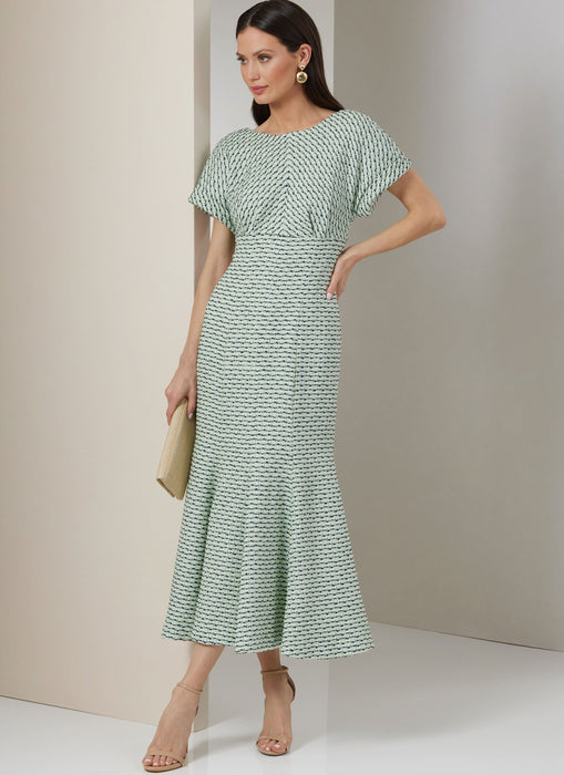 Vogue sewing pattern 2027 Dress in Two Lengths from Jaycotts Sewing Supplies