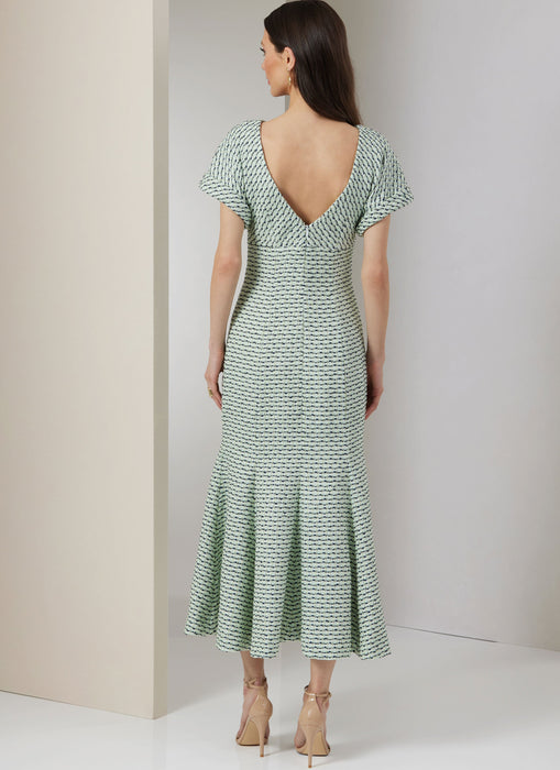 Vogue sewing pattern 2027 Dress in Two Lengths from Jaycotts Sewing Supplies