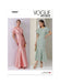 Vogue sewing pattern 2027 Dress in Two Lengths from Jaycotts Sewing Supplies