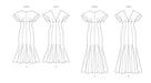Vogue sewing pattern 2027 Dress in Two Lengths from Jaycotts Sewing Supplies