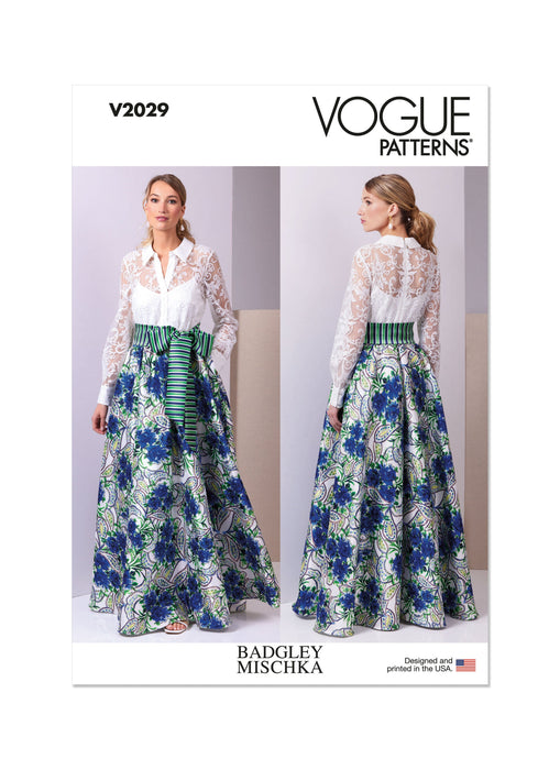 Vogue sewing pattern 2029 Dress by Badgley Mischka from Jaycotts Sewing Supplies