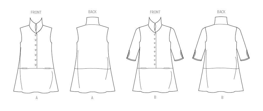Vogue sewing pattern 2030 Tunics by Marcy Tilton from Jaycotts Sewing Supplies