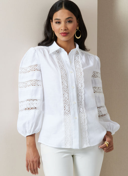 Vogue sewing pattern 2031 Blouses from Jaycotts Sewing Supplies