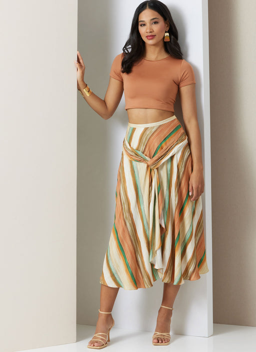 Vogue sewing pattern 2033 Misses Skirt in Two Lengths from Jaycotts Sewing Supplies
