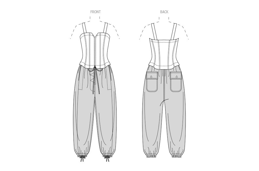 Vogue sewing pattern 2035 Jumpsuit by Rachel Comey from Jaycotts Sewing Supplies