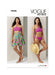 Vogue sewing pattern 2038 Bikini and Sarong from Jaycotts Sewing Supplies