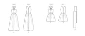 Vogue sewing pattern 2042 Dress In Two Lengths from Jaycotts Sewing Supplies