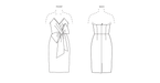 Vogue Sewing Pattern 2047 Evening Dress by Badgley Mischka from Jaycotts Sewing Supplies