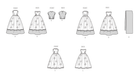 Vogue Sewing Pattern 2061 Dresses and Stole from Jaycotts Sewing Supplies