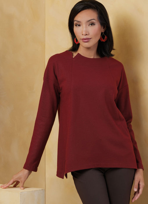 Vogue Sewing Pattern 2067 Misses' Knit Top and Jacket by Marcy Tilton from Jaycotts Sewing Supplies