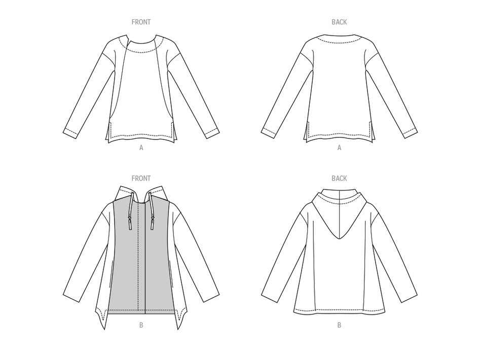 Vogue Sewing Pattern 2067 Misses' Knit Top and Jacket by Marcy Tilton from Jaycotts Sewing Supplies