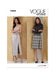Vogue Sewing Pattern 2069 Misses' Skirt in Two Lengths from Jaycotts Sewing Supplies