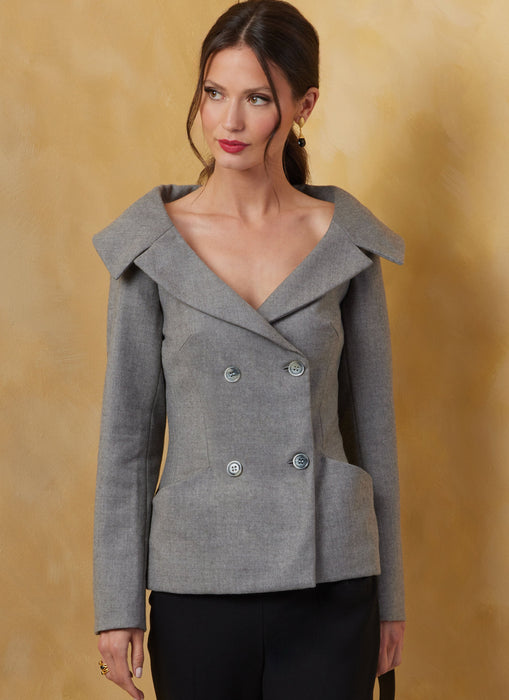 Vogue Sewing Pattern 2073 Misses' Jacket with Sleeve Variations from Jaycotts Sewing Supplies