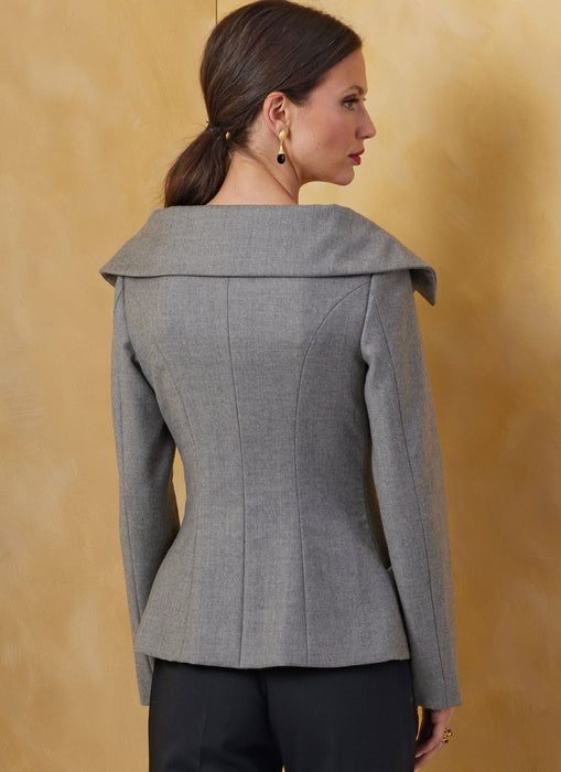 Vogue Sewing Pattern 2073 Misses' Jacket with Sleeve Variations from Jaycotts Sewing Supplies