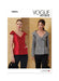 Vogue Sewing Pattern 2073 Misses' Jacket with Sleeve Variations from Jaycotts Sewing Supplies