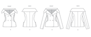 Vogue Sewing Pattern 2073 Misses' Jacket with Sleeve Variations from Jaycotts Sewing Supplies